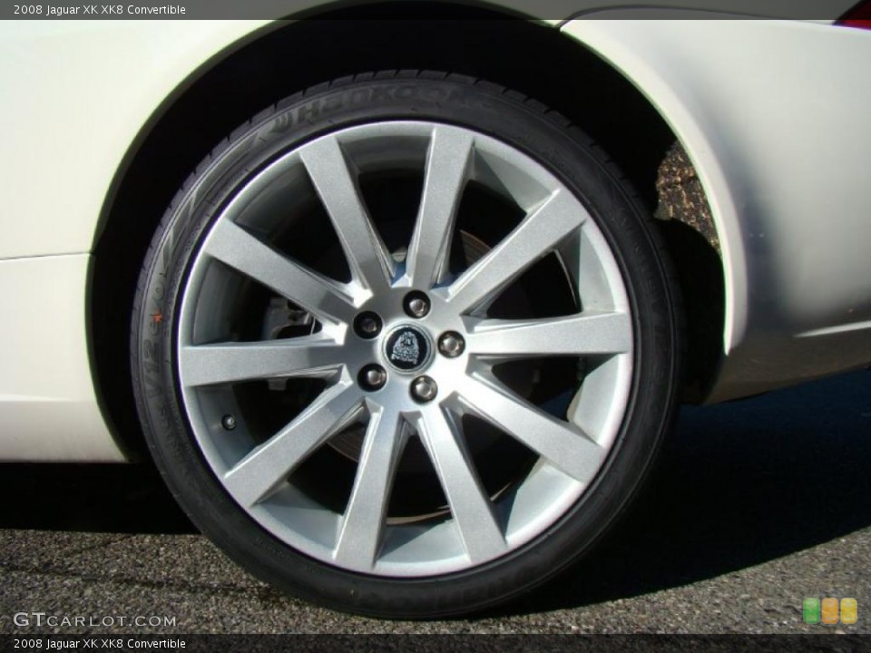 2008 Jaguar XK XK8 Convertible Wheel and Tire Photo #40918797