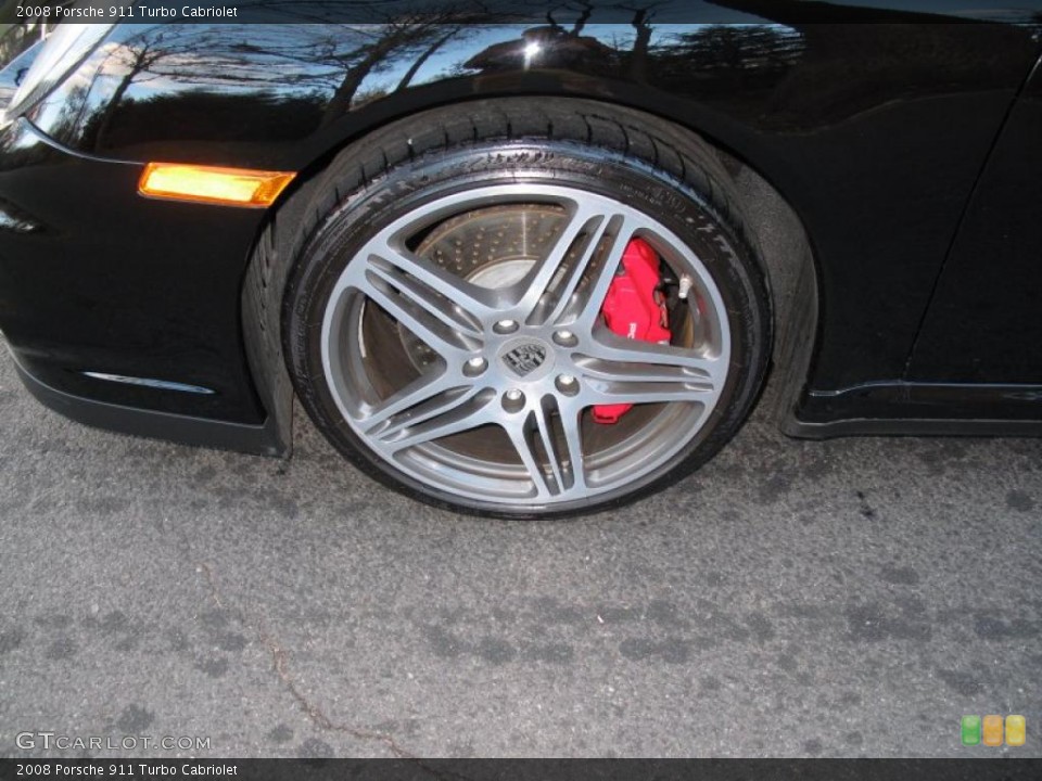 2008 Porsche 911 Turbo Cabriolet Wheel and Tire Photo #40920593