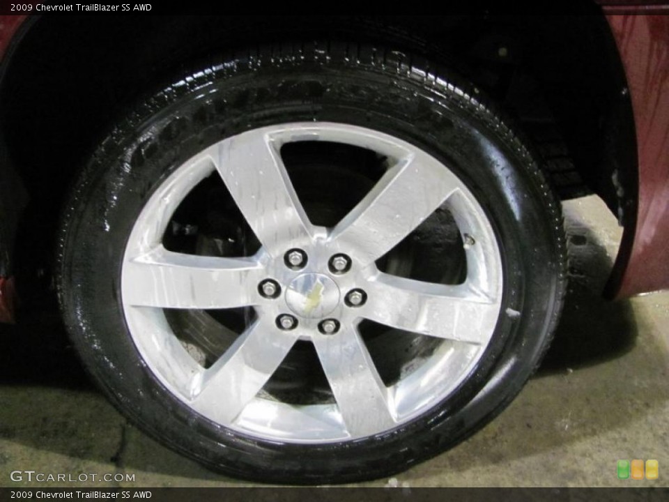 2009 Chevrolet TrailBlazer SS AWD Wheel and Tire Photo #40925088