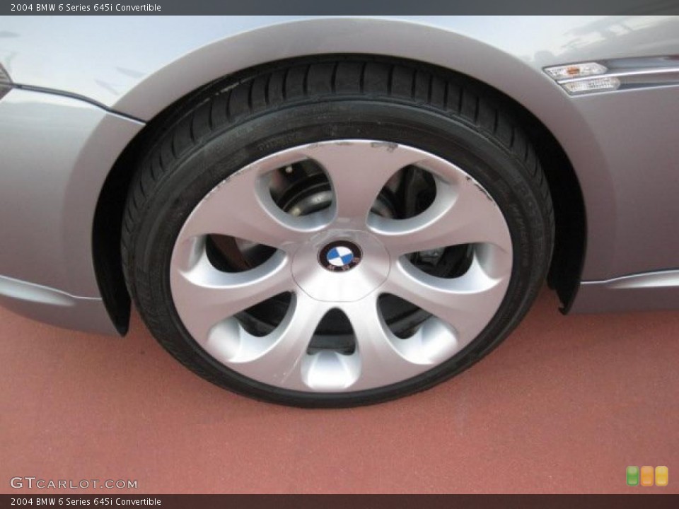 2004 BMW 6 Series 645i Convertible Wheel and Tire Photo #40928610