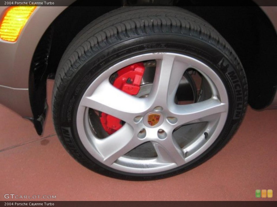 2004 Porsche Cayenne Turbo Wheel and Tire Photo #40928898