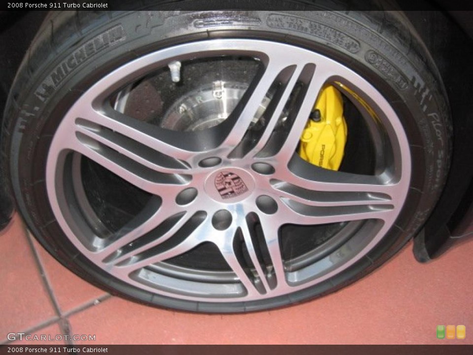 2008 Porsche 911 Turbo Cabriolet Wheel and Tire Photo #40929186