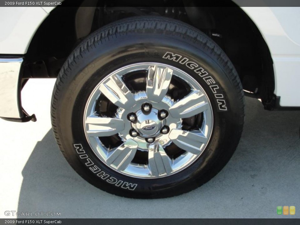 2009 Ford F150 XLT SuperCab Wheel and Tire Photo #40931598