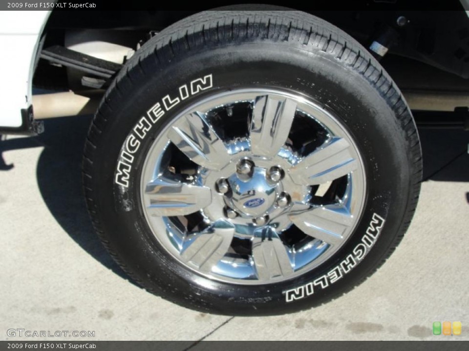 2009 Ford F150 XLT SuperCab Wheel and Tire Photo #40931634