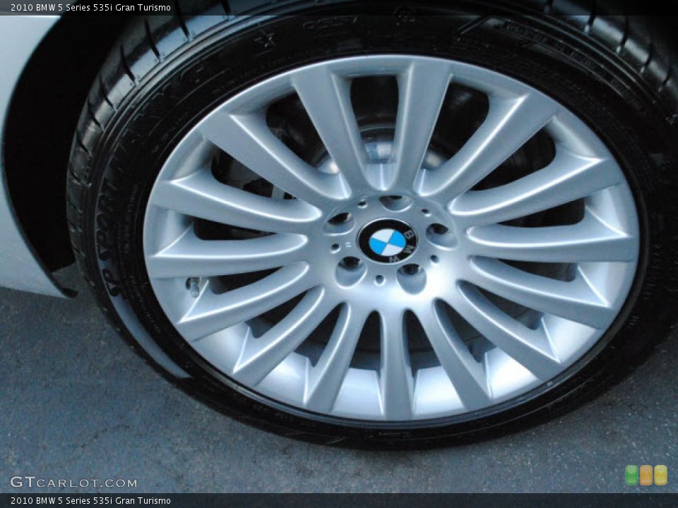 2010 BMW 5 Series 535i Gran Turismo Wheel and Tire Photo #40932306