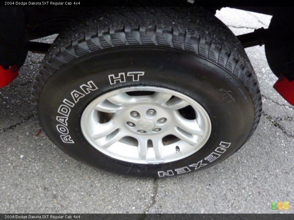 2004 Dodge Dakota SXT Regular Cab 4x4 Wheel and Tire Photo #40951546