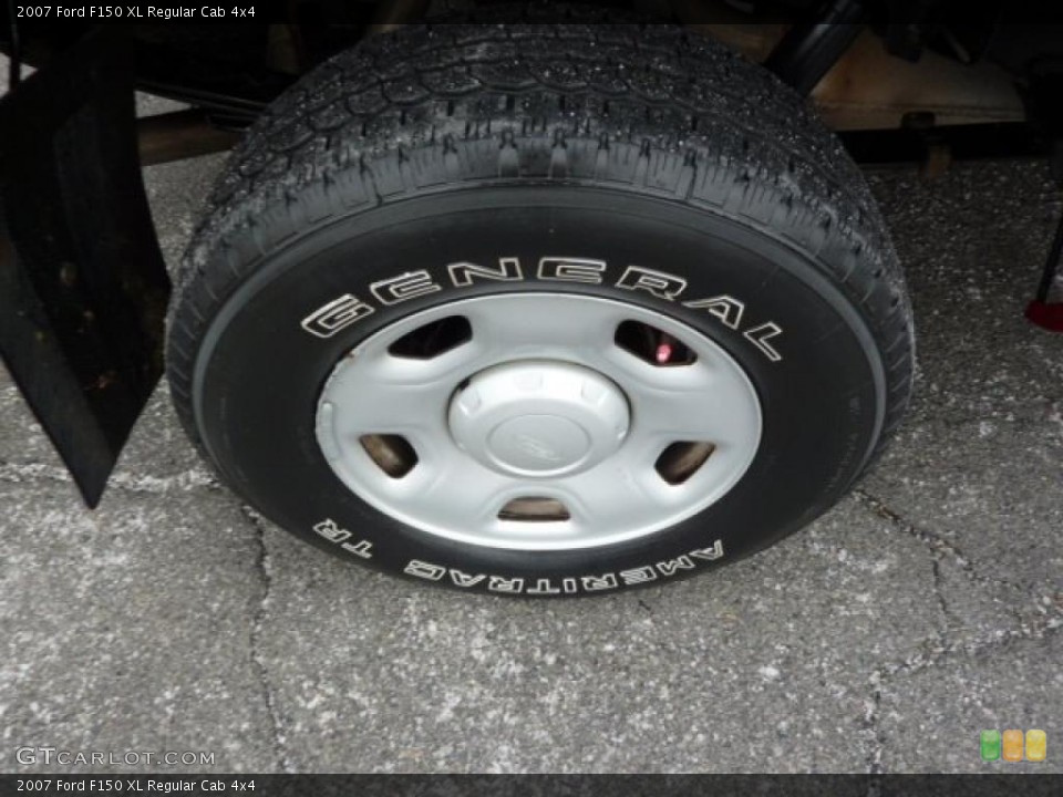 2007 Ford F150 XL Regular Cab 4x4 Wheel and Tire Photo #40952482