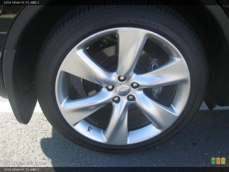 2009 Infiniti FX 50 AWD S Wheel and Tire Photo #40954817