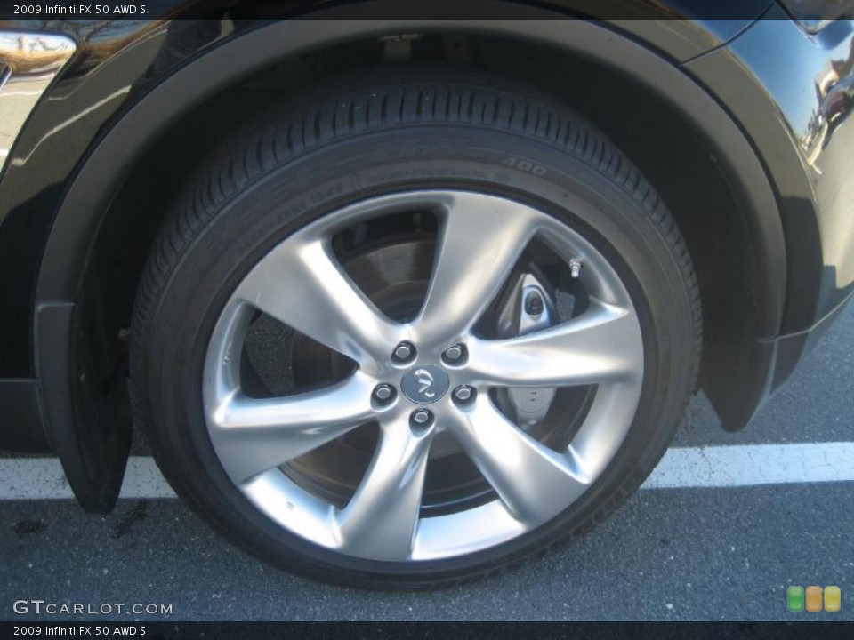 2009 Infiniti FX 50 AWD S Wheel and Tire Photo #40954825