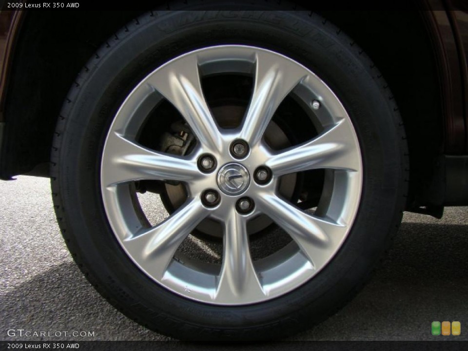 2009 Lexus RX 350 AWD Wheel and Tire Photo #40963176