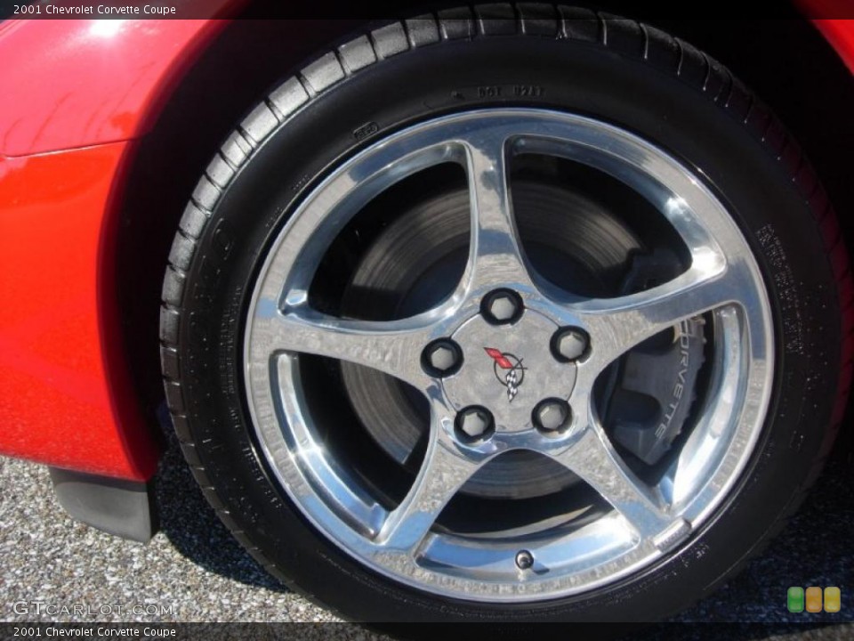 2001 Chevrolet Corvette Coupe Wheel and Tire Photo #40967808