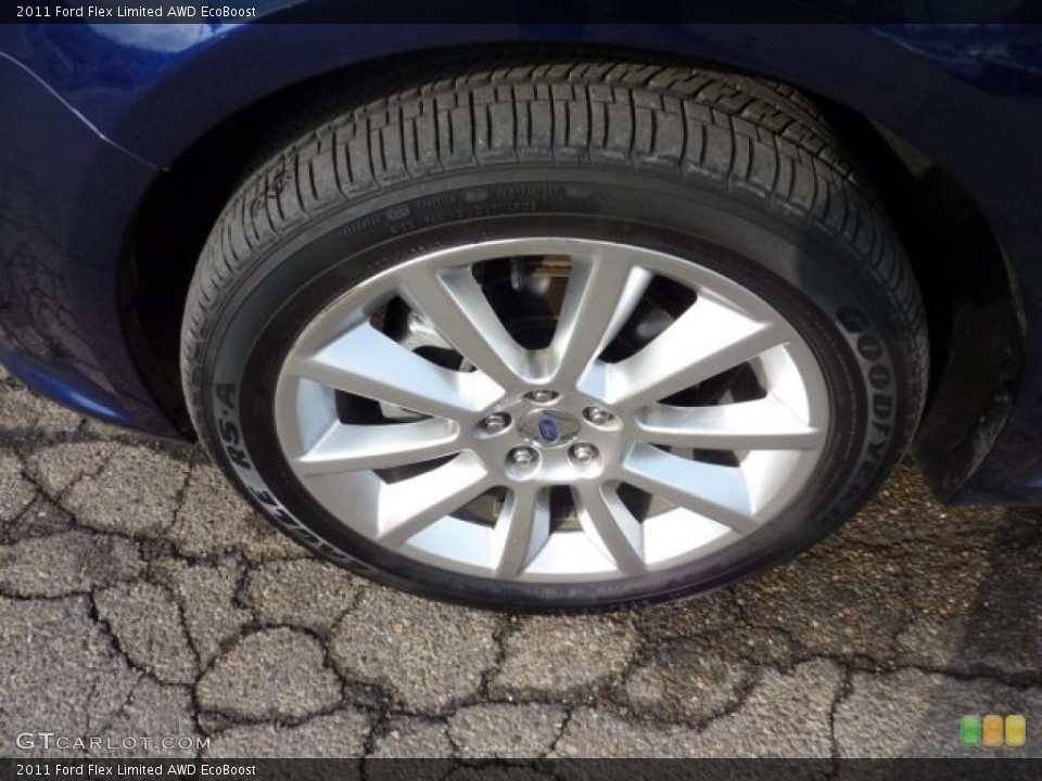 2011 Ford Flex Limited AWD EcoBoost Wheel and Tire Photo #40972544