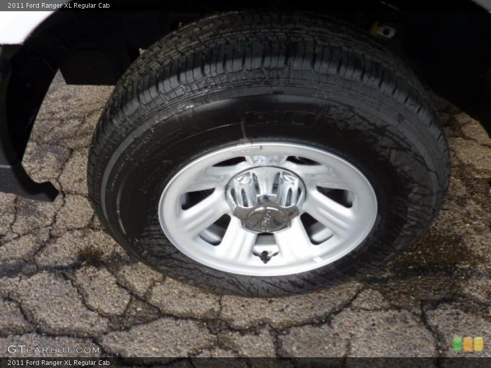 2011 Ford Ranger XL Regular Cab Wheel and Tire Photo #40972900