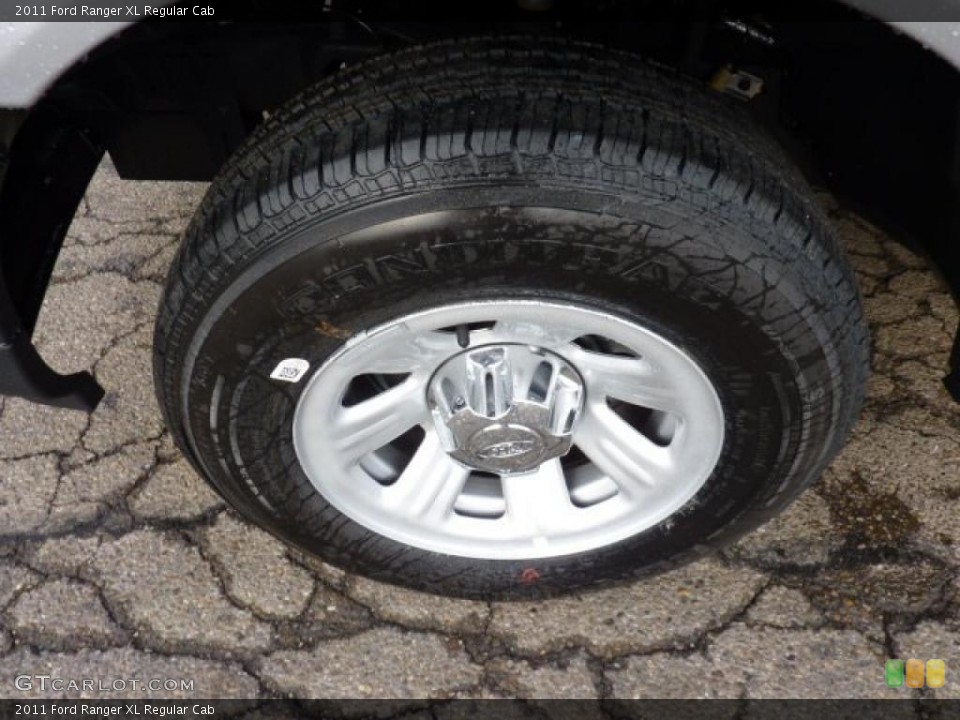 2011 Ford Ranger XL Regular Cab Wheel and Tire Photo #40973516