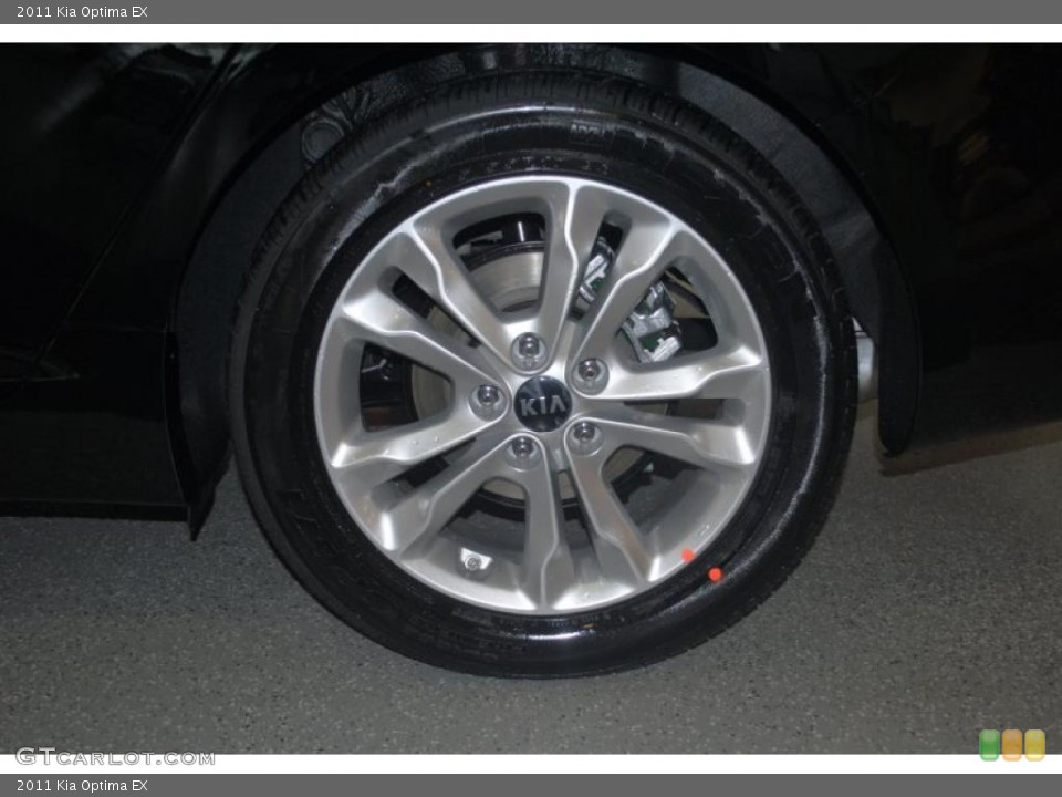 2011 Kia Optima EX Wheel and Tire Photo #40975776