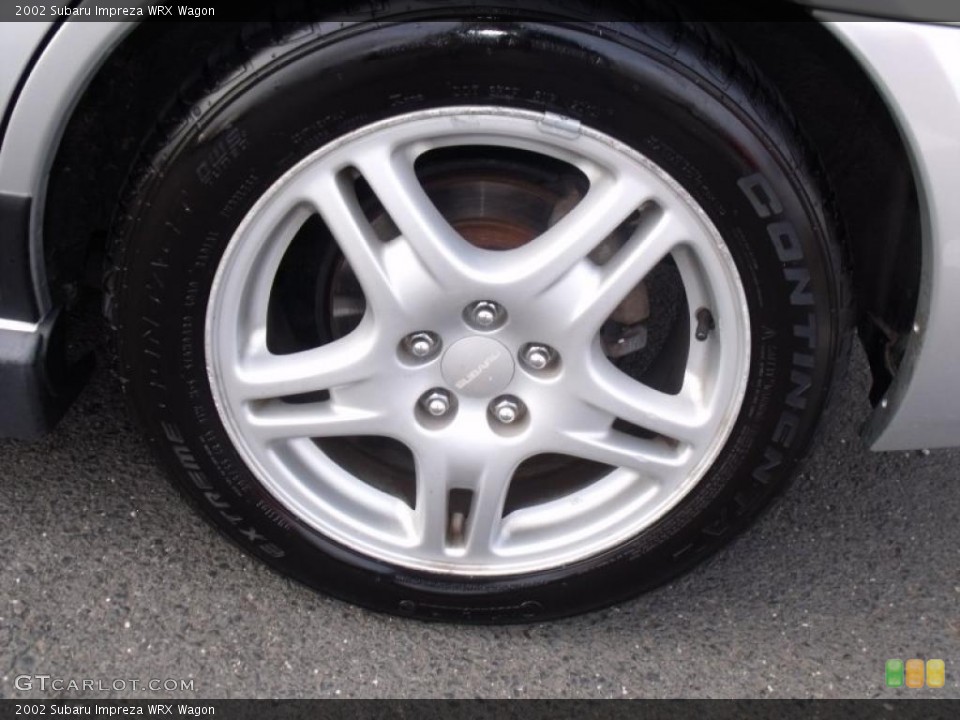 2002 Subaru Impreza WRX Wagon Wheel and Tire Photo #40978444