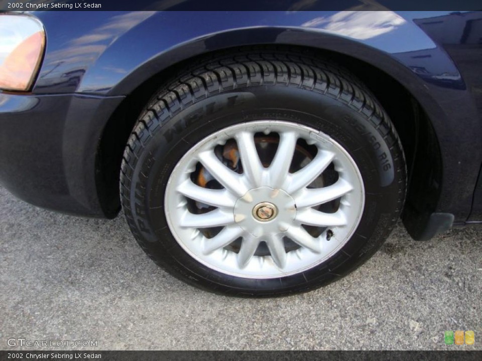 2002 Chrysler Sebring LX Sedan Wheel and Tire Photo #40979685