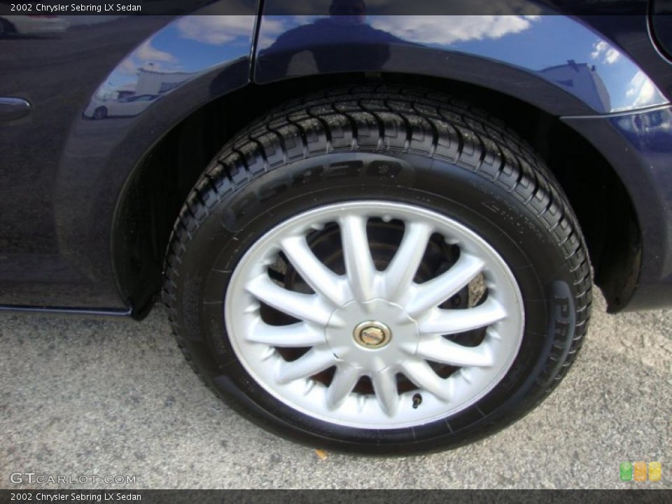 2002 Chrysler Sebring LX Sedan Wheel and Tire Photo #40979701