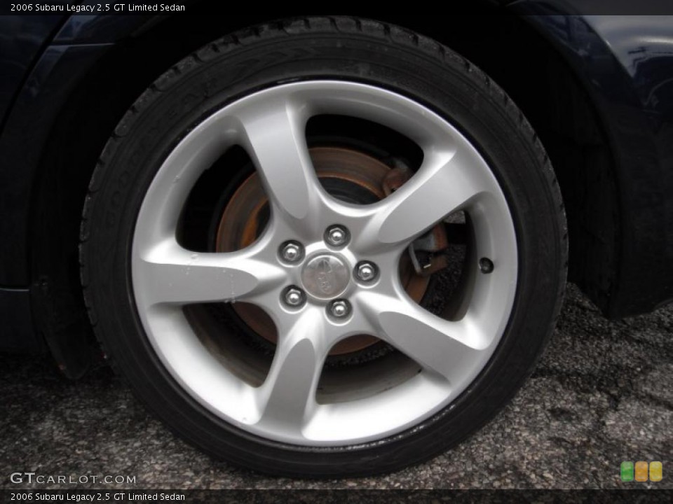 2006 Subaru Legacy 2.5 GT Limited Sedan Wheel and Tire Photo #40989605
