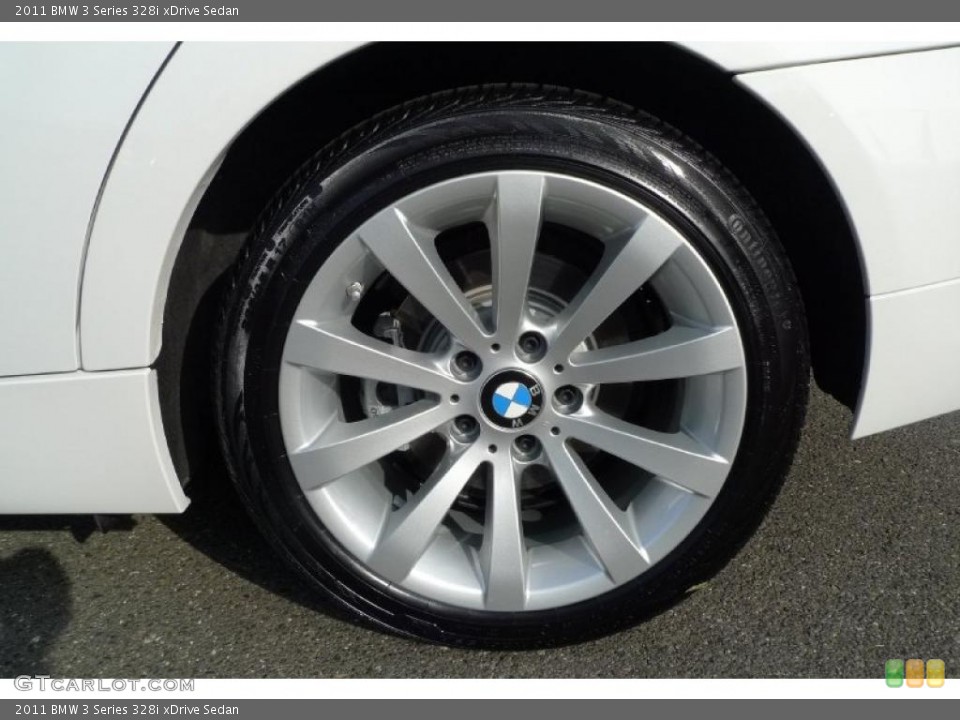 2011 BMW 3 Series 328i xDrive Sedan Wheel and Tire Photo #40999050