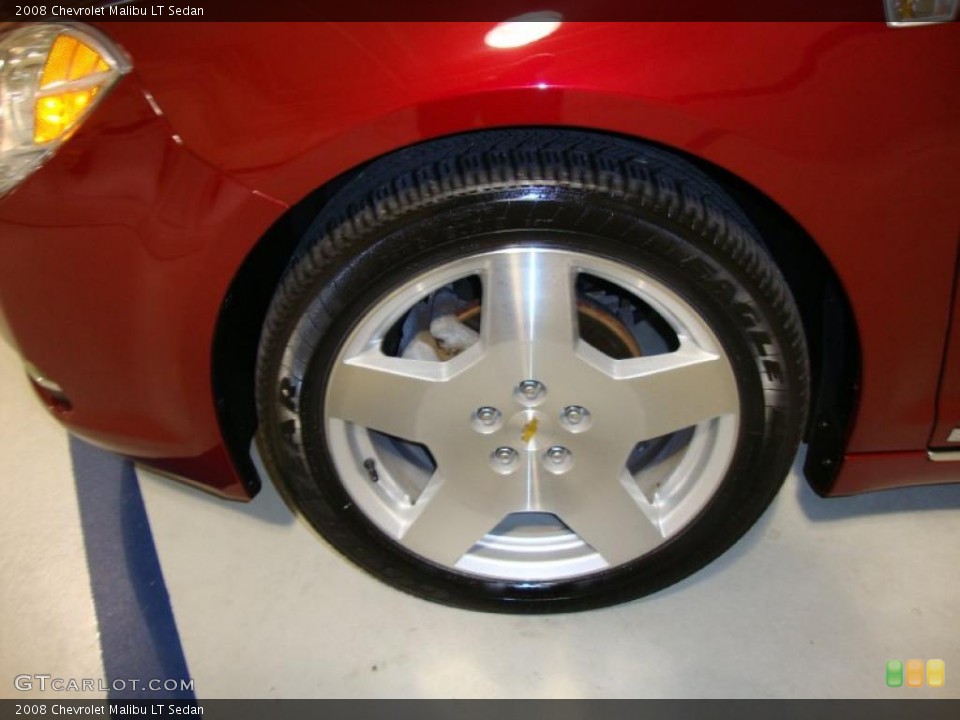 2008 Chevrolet Malibu LT Sedan Wheel and Tire Photo #41002674