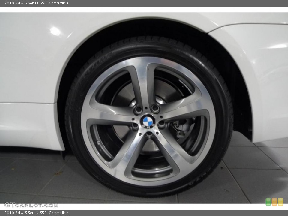 2010 BMW 6 Series 650i Convertible Wheel and Tire Photo #41004938