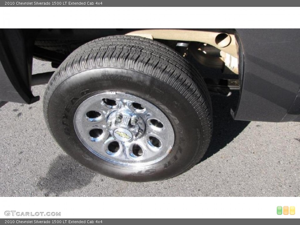 2010 Chevrolet Silverado 1500 LT Extended Cab 4x4 Wheel and Tire Photo #41010162