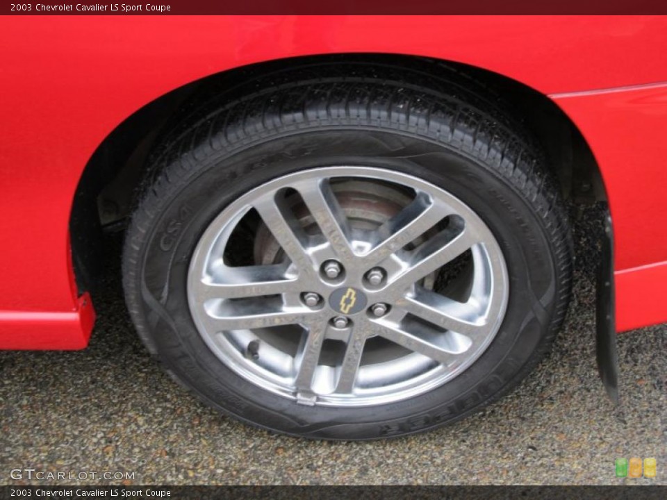 2003 Chevrolet Cavalier LS Sport Coupe Wheel and Tire Photo #41020067