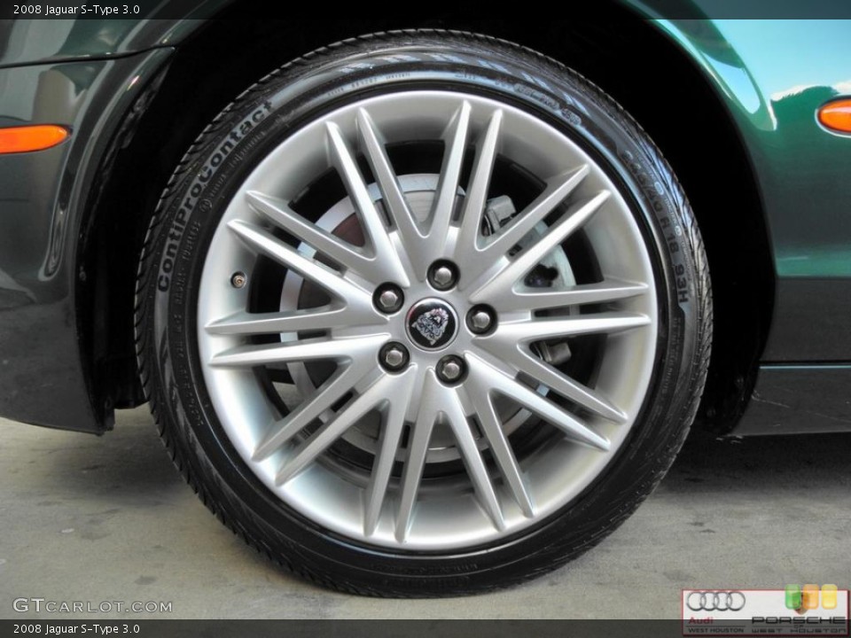 2008 Jaguar S-Type 3.0 Wheel and Tire Photo #41024788