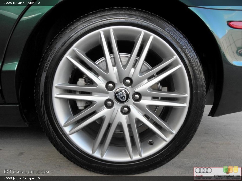 2008 Jaguar S-Type 3.0 Wheel and Tire Photo #41024900