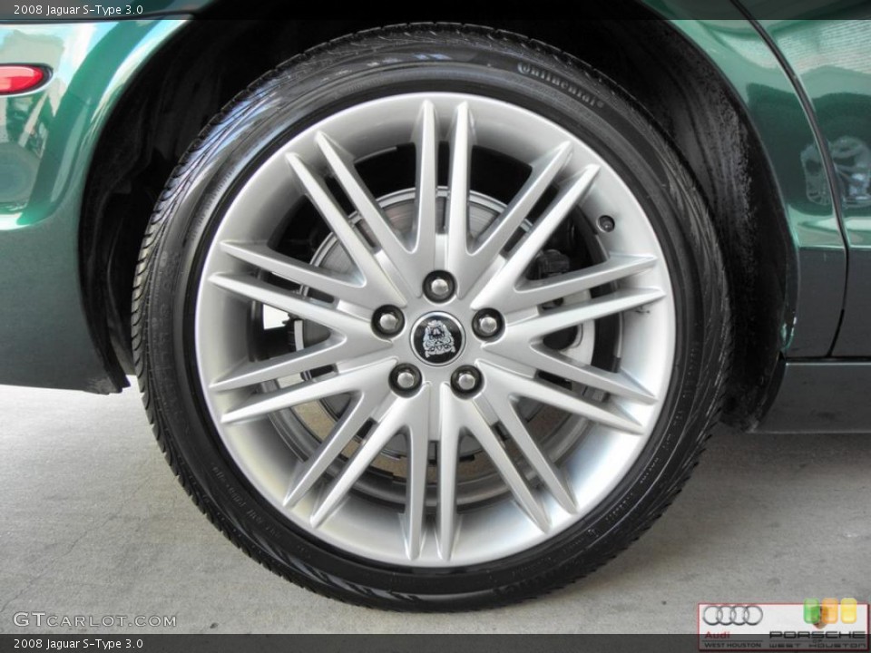 2008 Jaguar S-Type 3.0 Wheel and Tire Photo #41024908