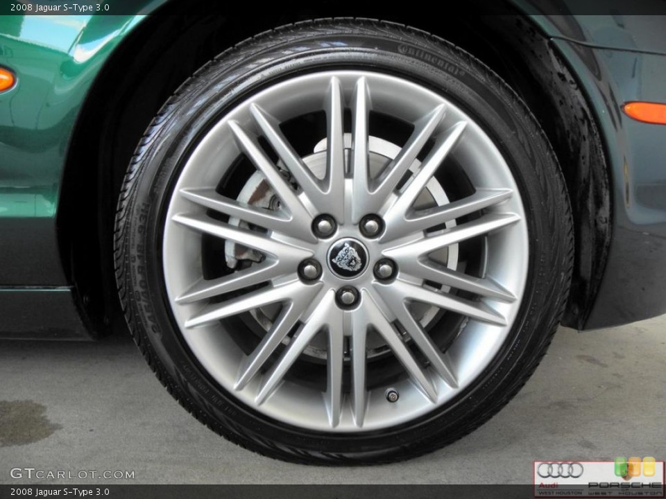 2008 Jaguar S-Type 3.0 Wheel and Tire Photo #41024924