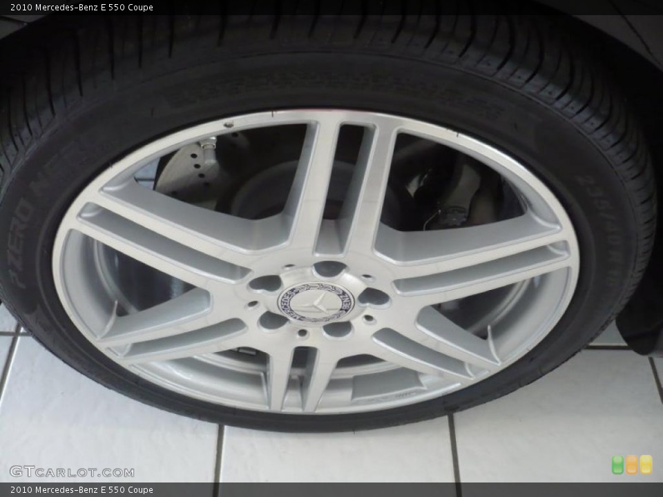 2010 Mercedes-Benz E 550 Coupe Wheel and Tire Photo #41035916