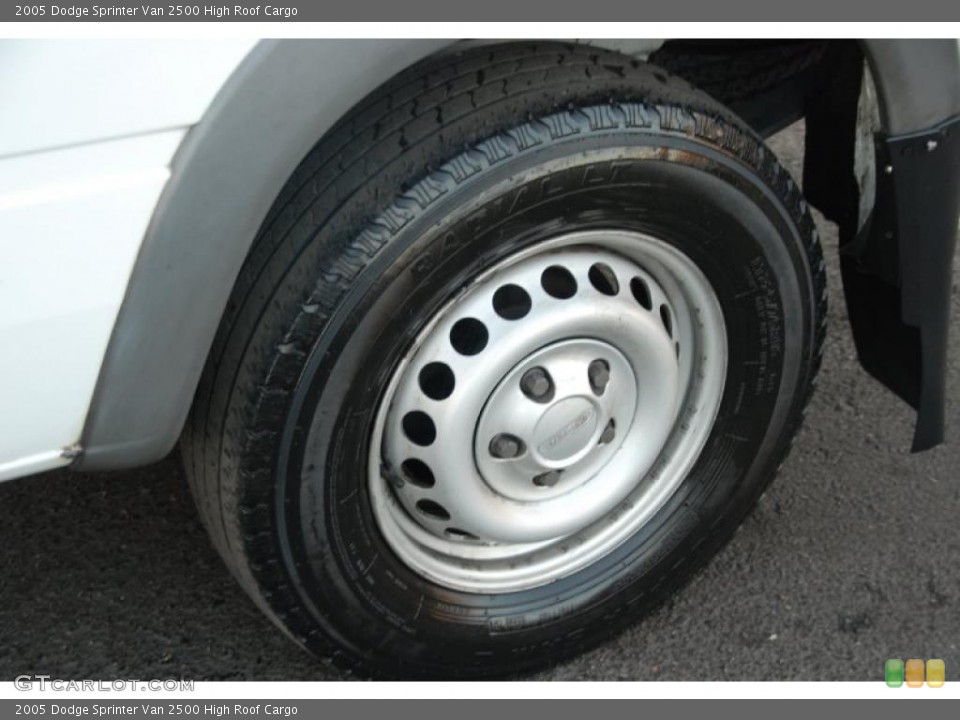2005 Dodge Sprinter Van 2500 High Roof Cargo Wheel and Tire Photo #41038668