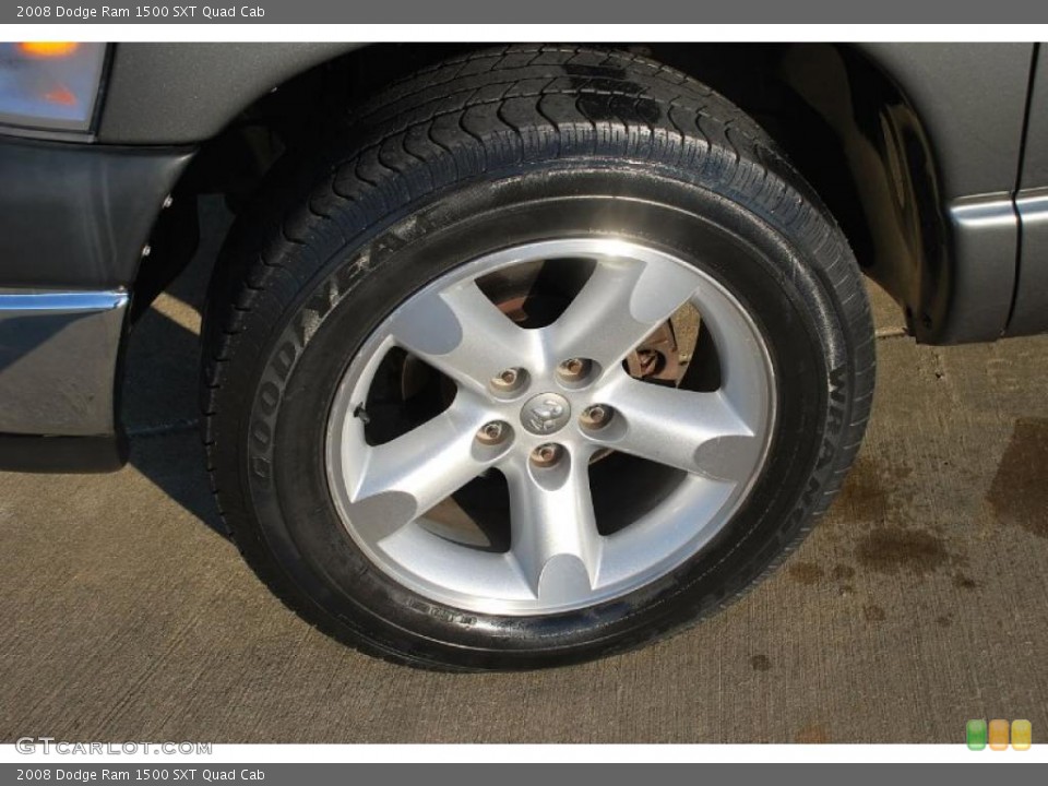 2008 Dodge Ram 1500 SXT Quad Cab Wheel and Tire Photo #41039692