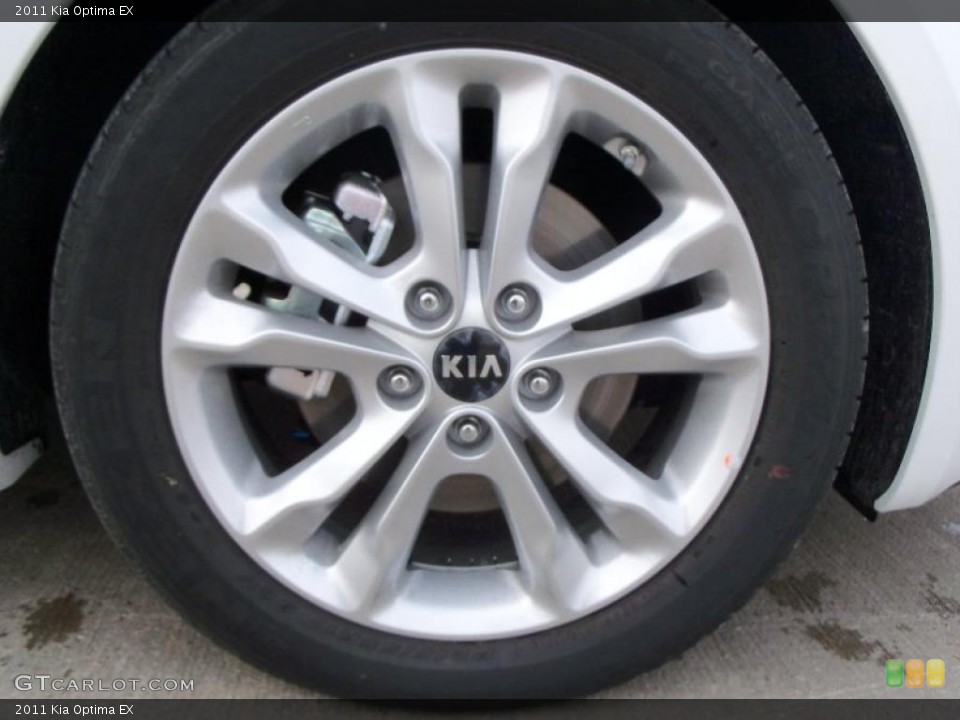 2011 Kia Optima EX Wheel and Tire Photo #41043433