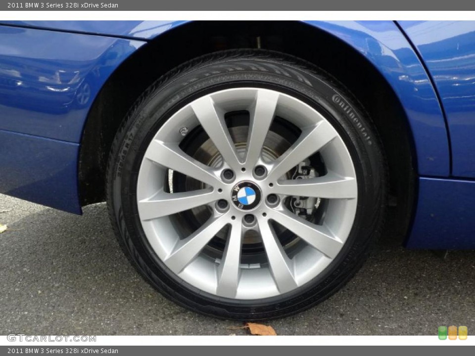 2011 BMW 3 Series 328i xDrive Sedan Wheel and Tire Photo #41046085