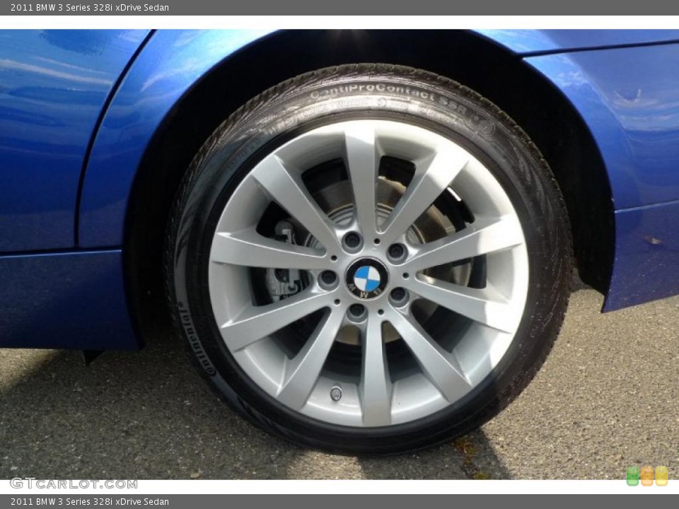 2011 BMW 3 Series 328i xDrive Sedan Wheel and Tire Photo #41046281