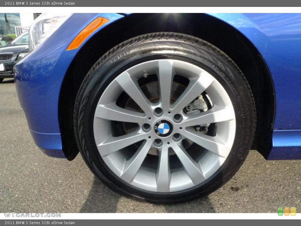 2011 BMW 3 Series 328i xDrive Sedan Wheel and Tire Photo #41046293