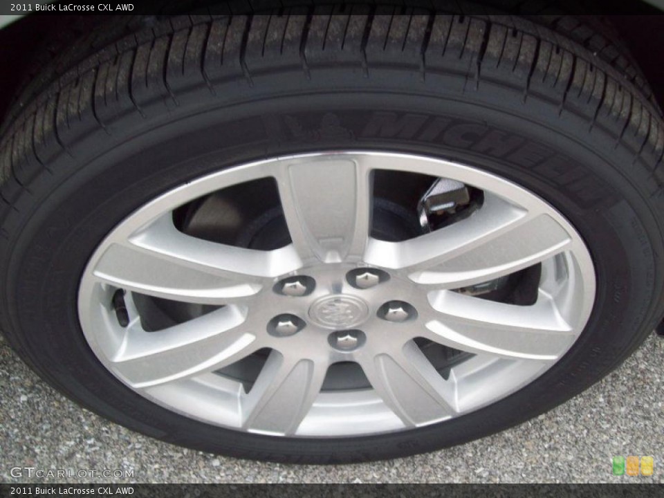 2011 Buick LaCrosse CXL AWD Wheel and Tire Photo #41046799