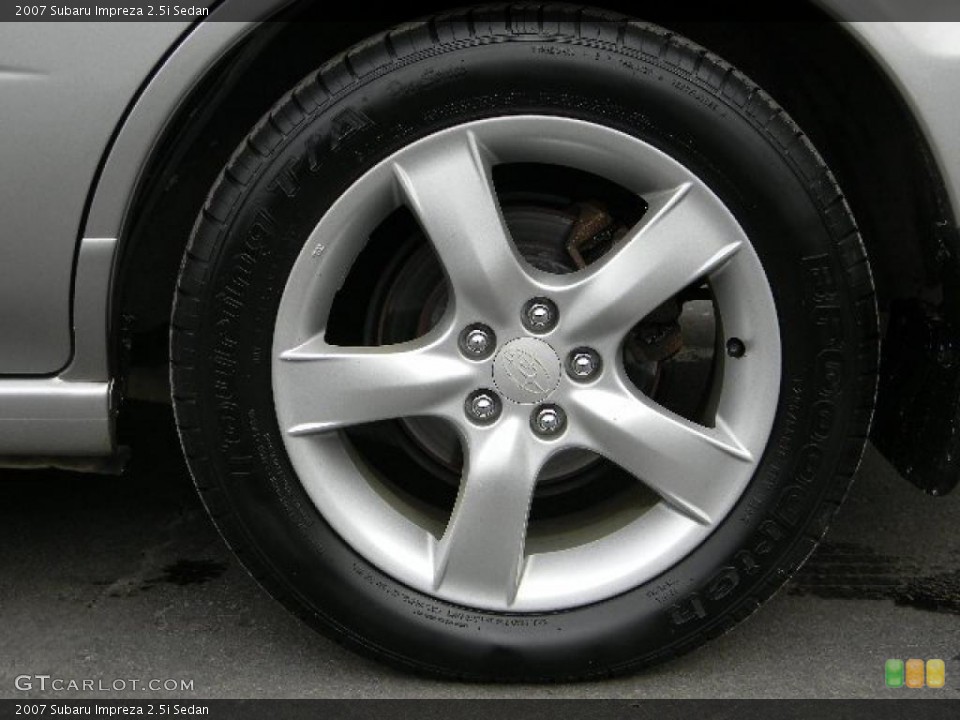 2007 Subaru Impreza 2.5i Sedan Wheel and Tire Photo #41054641