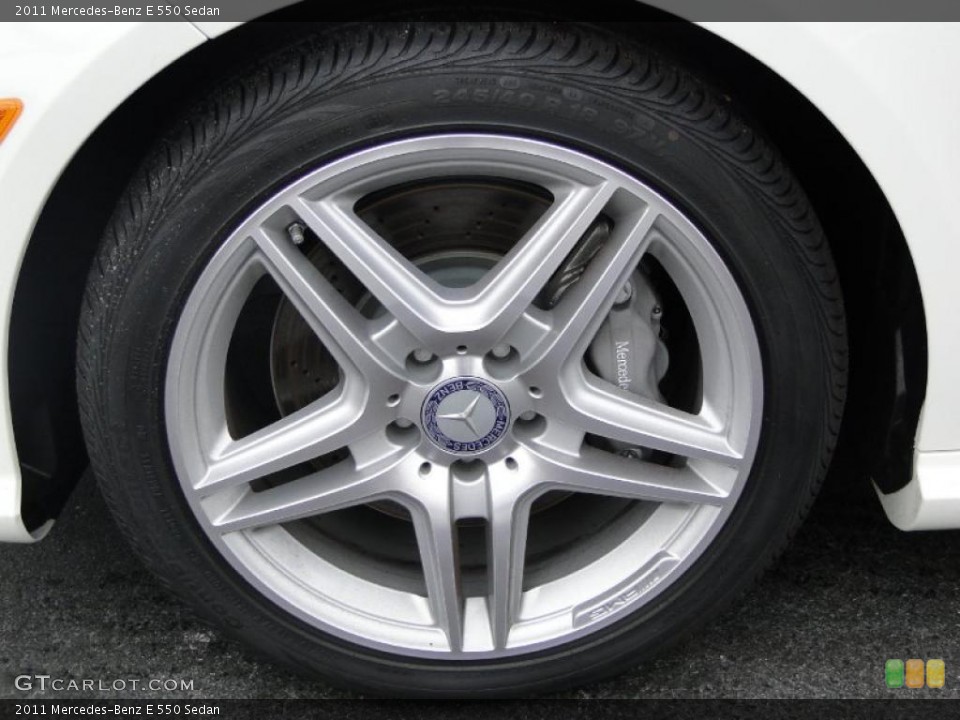 2011 Mercedes-Benz E 550 Sedan Wheel and Tire Photo #41059435