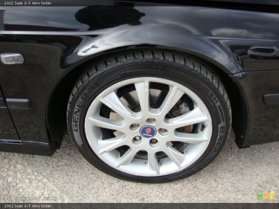 2002 Saab 9-5 Aero Sedan Wheel and Tire Photo #41059711