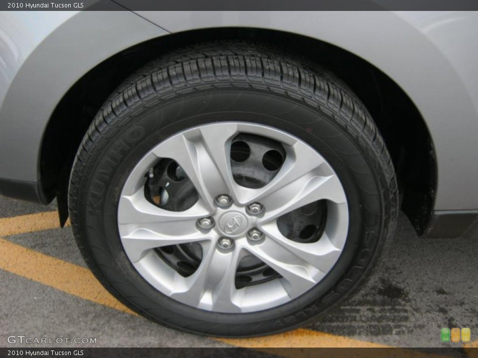 2010 Hyundai Tucson GLS Wheel and Tire Photo #41060859