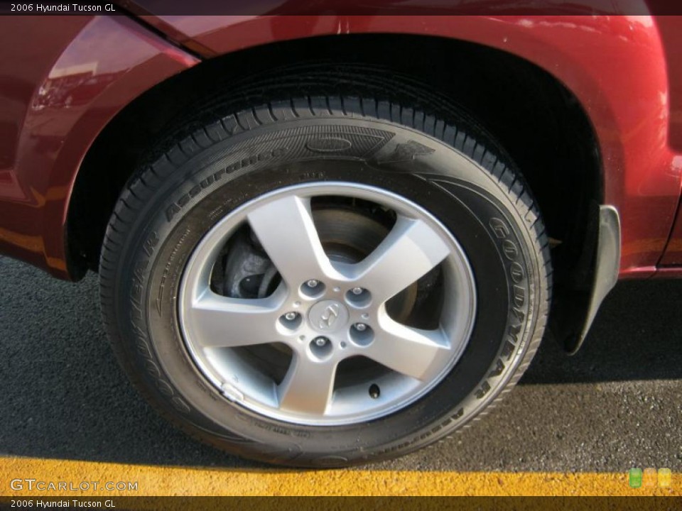 2006 Hyundai Tucson GL Wheel and Tire Photo #41061351