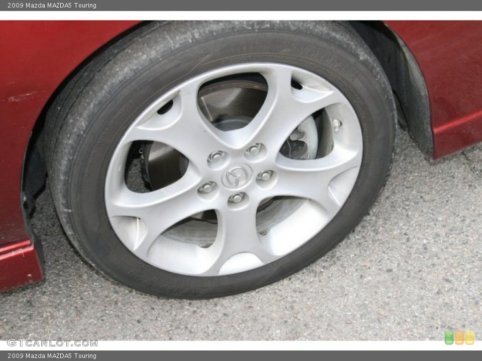 2009 Mazda MAZDA5 Touring Wheel and Tire Photo #41061691