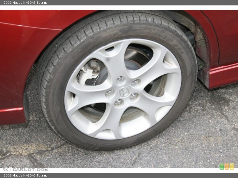 2009 Mazda MAZDA5 Touring Wheel and Tire Photo #41061703