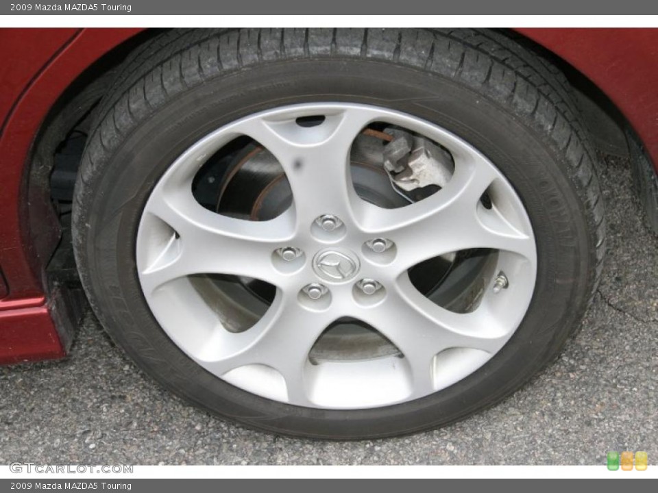 2009 Mazda MAZDA5 Touring Wheel and Tire Photo #41061715