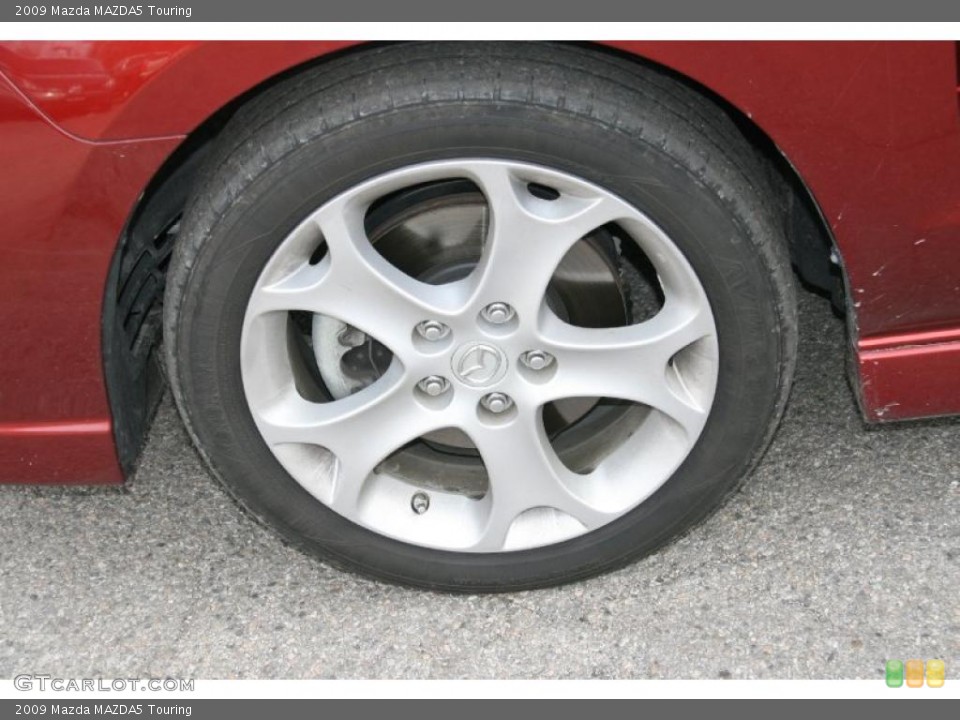 2009 Mazda MAZDA5 Touring Wheel and Tire Photo #41061723