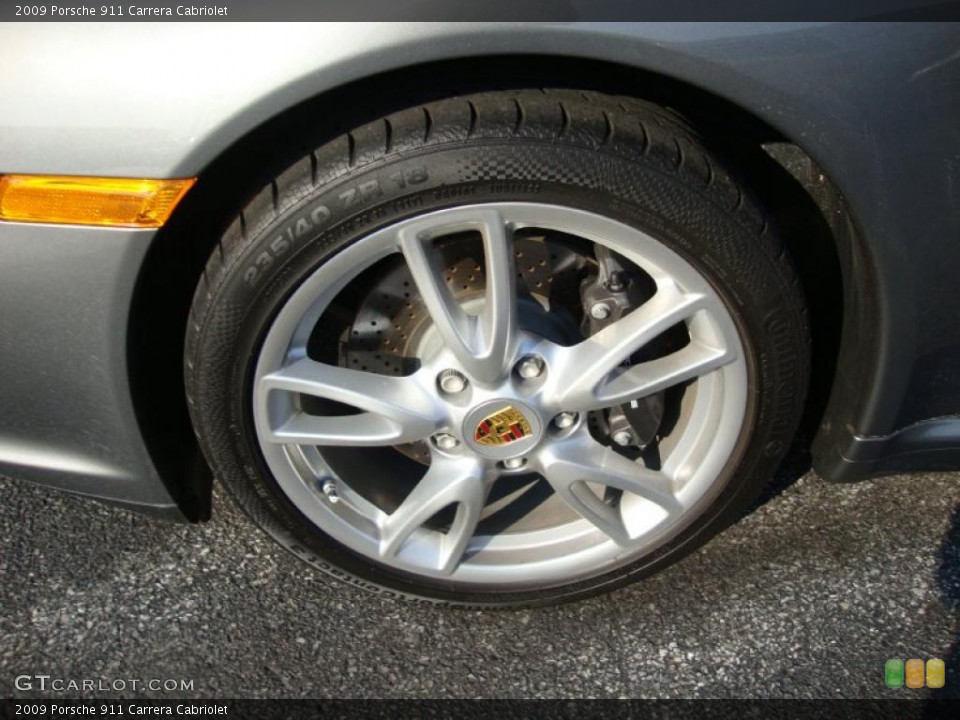 2009 Porsche 911 Carrera Cabriolet Wheel and Tire Photo #41062107